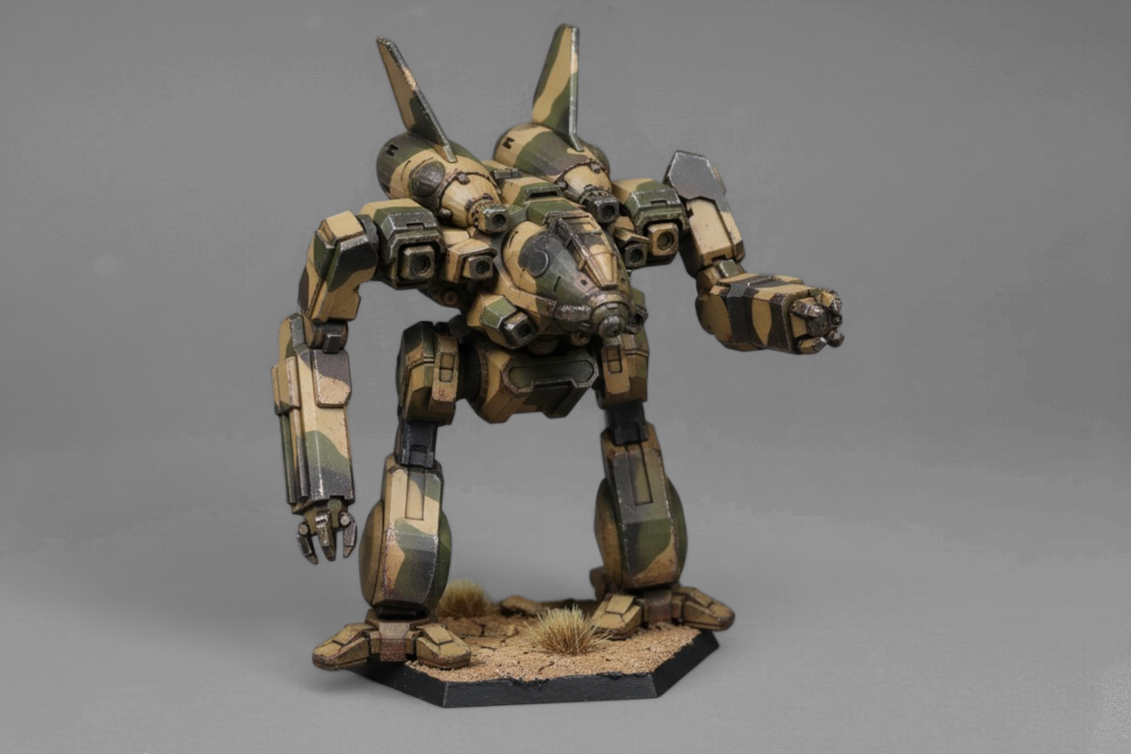 Black Python BKP-Prime4 – BattleTech Miniature Resin Printed Model | Clan Heavy OmniMech