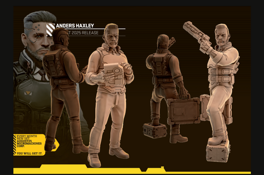 Andres Haxley – Unit9 Resin Miniature