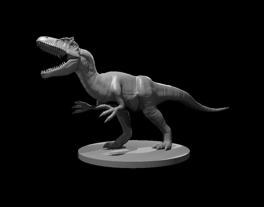 Allosaurus dinosaur RPG miniature D&D non-saddled version by Blacksheep Industries unpainted