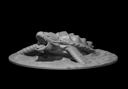 Dragon Turtle – RPG Miniature for Dungeons &amp; Dragons, Pathfinder, and Tabletop Games - Blacksheep Industries