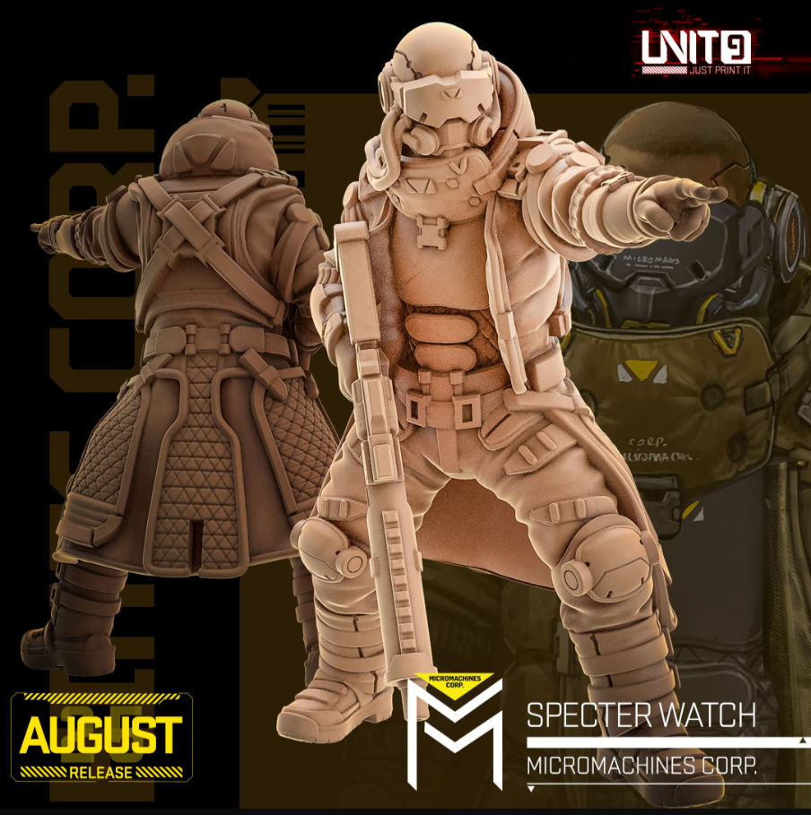 Specter Watch (5) – Unit9 Resin Miniature
