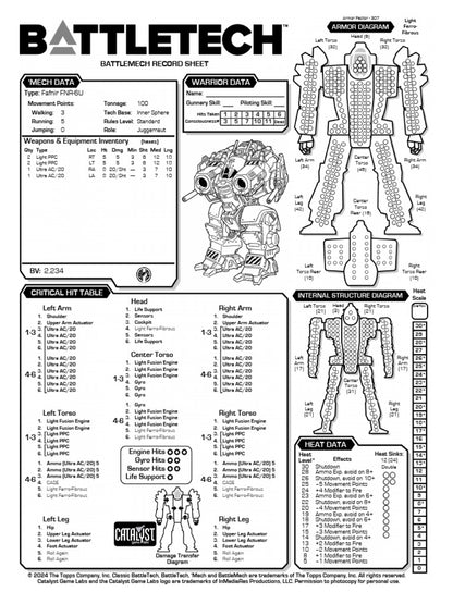 Fafnir FNR-5-4 – BattleTech Miniature Resin Printed Model | Inner Sphere Assault BattleMech