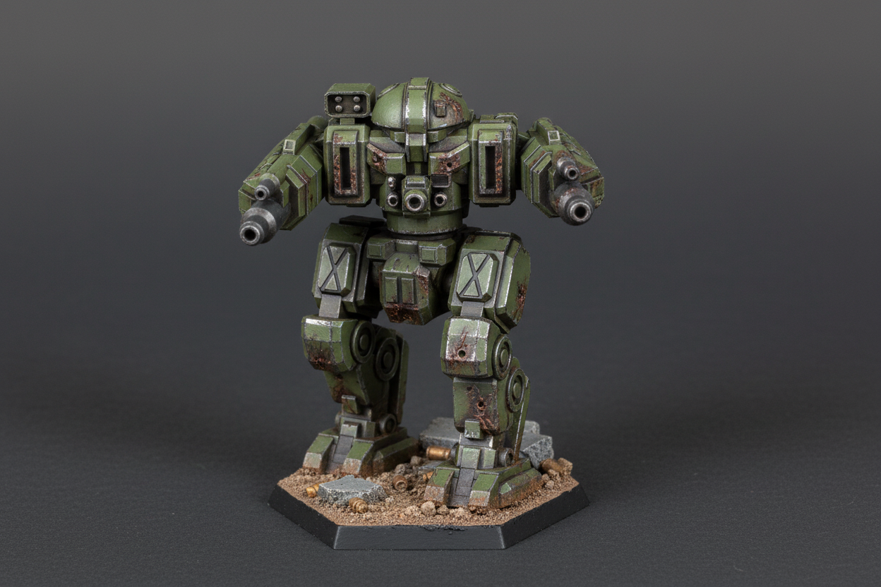 Flashman – BattleTech Miniature Resin Printed Model | Inner Sphere Heavy BattleMech