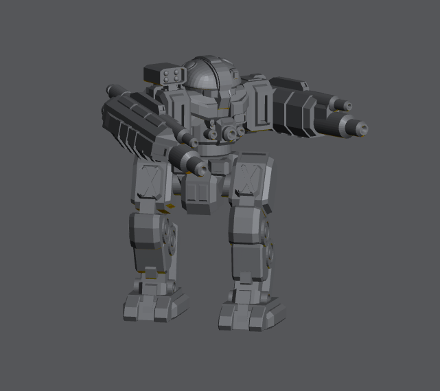 Flashman – BattleTech Miniature Resin Printed Model | Inner Sphere Heavy BattleMech